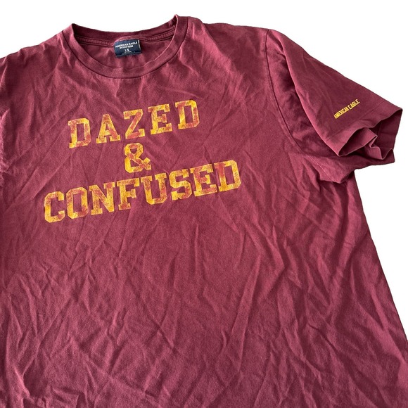 American Eagle Outfitters Other - American Eagle Outfitters Dazed & Confused Maroon Cotton Graphic Men's T-Shirt L